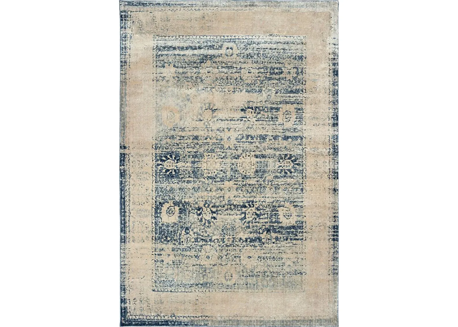 Ellina Blue 5'3 x 7'6 Rug