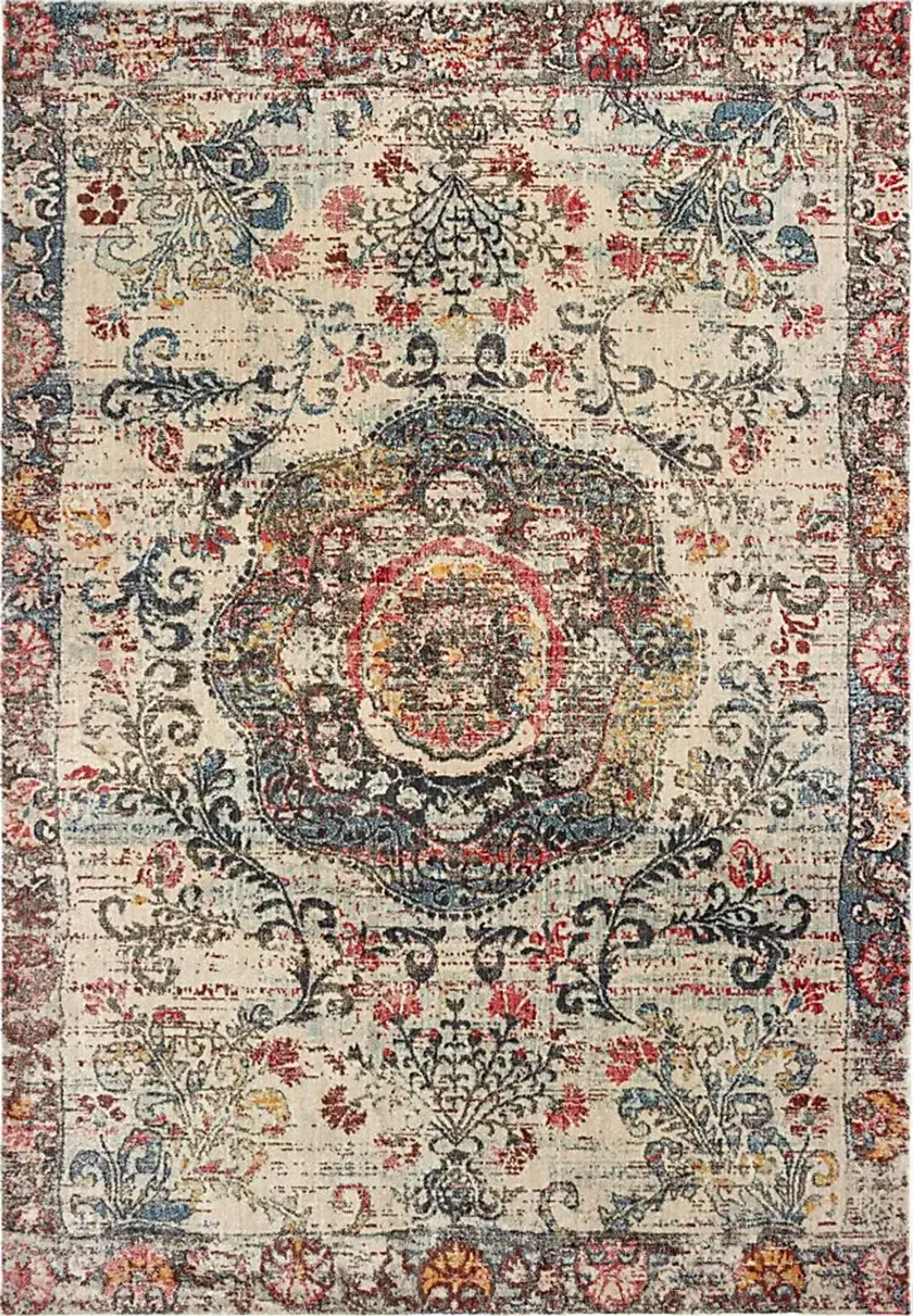 Kanal Ivory 5'3 x 7'6 Rug