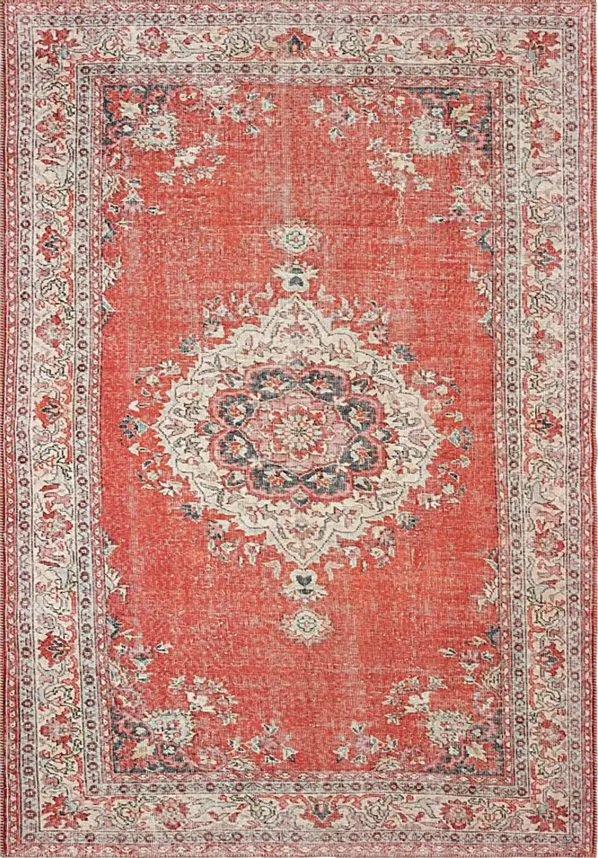 Dessie Red 5'3 x 7'6 Rug