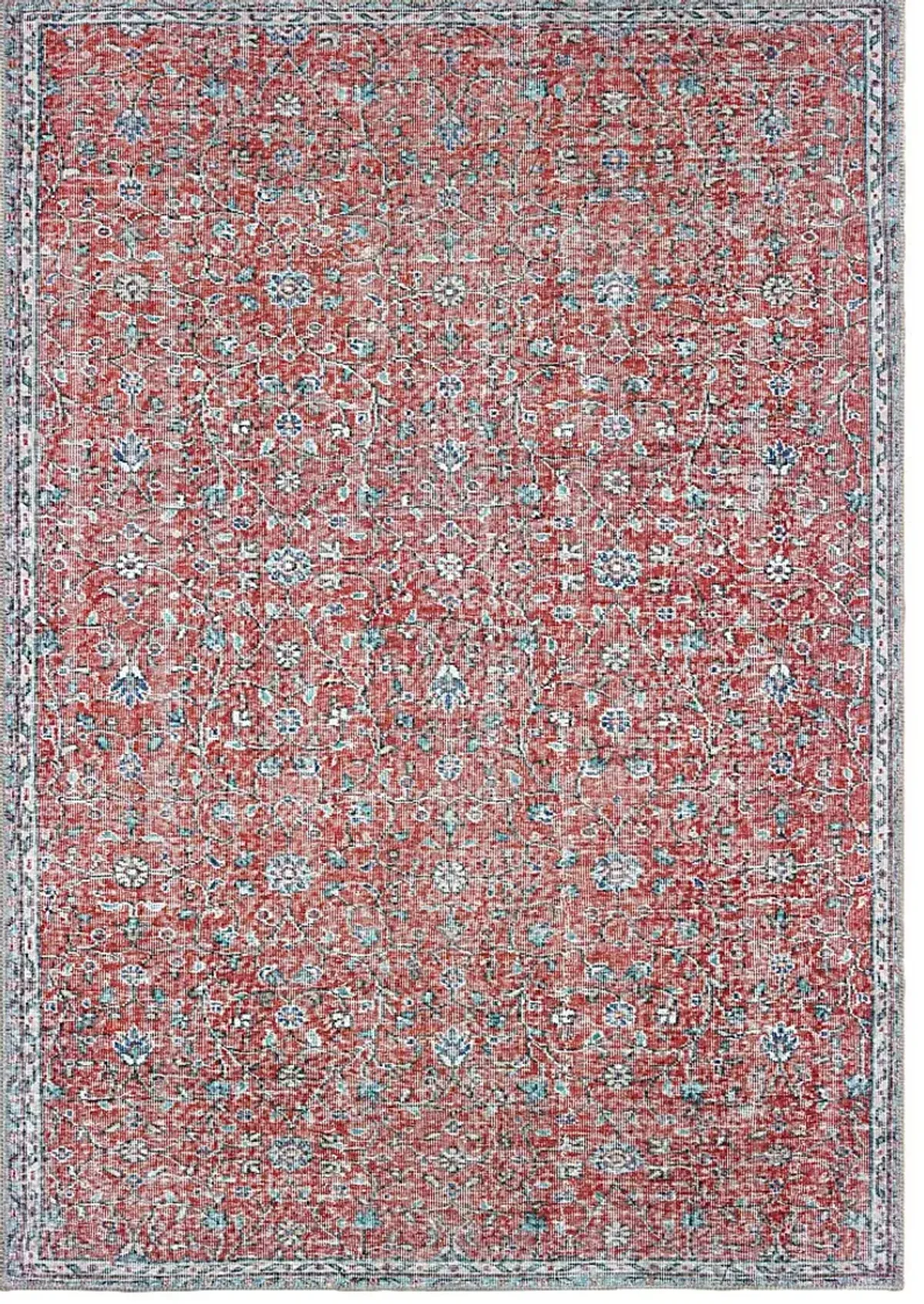 Analia Red 5'3 x 7'6 Rug