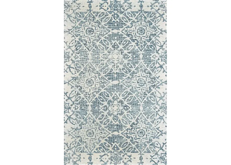 Meora Blue 5' x 8' Rug