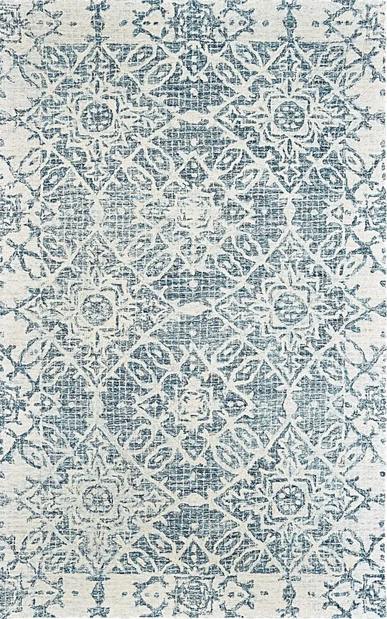 Meora Blue 5' x 8' Rug