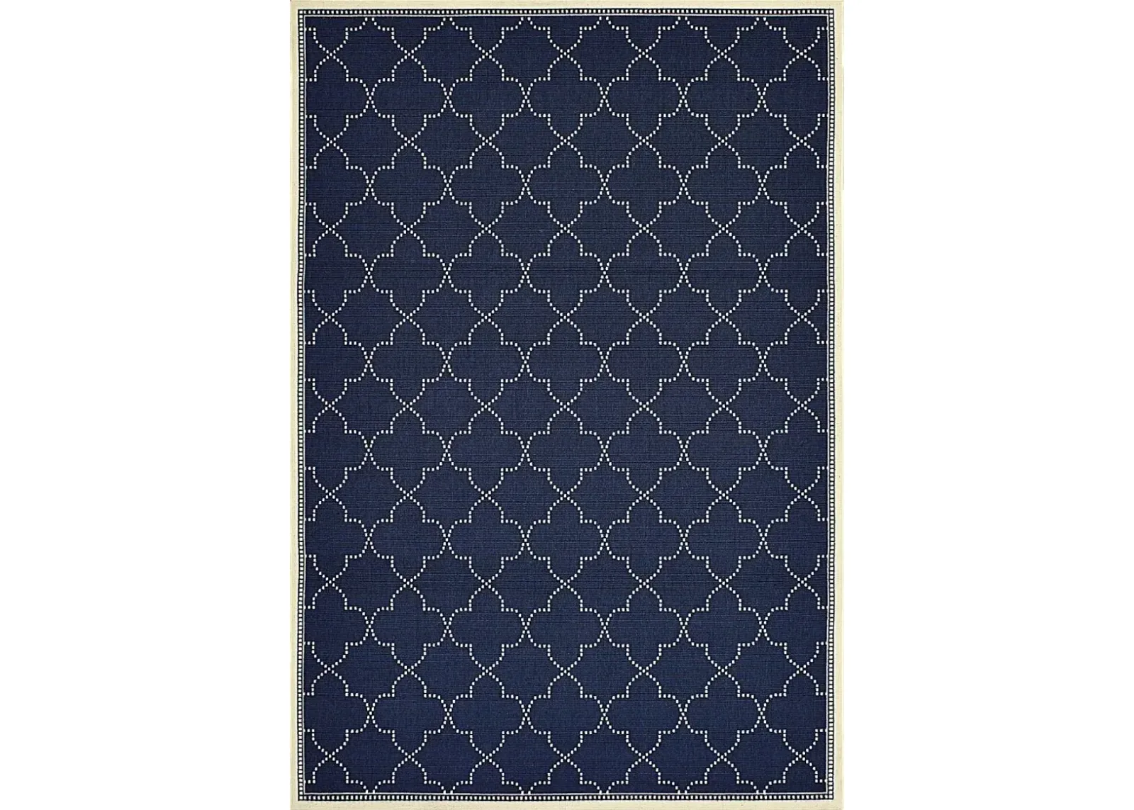 Maziah Navy 5'3 x 7'6 Indoor/Outdoor Rug