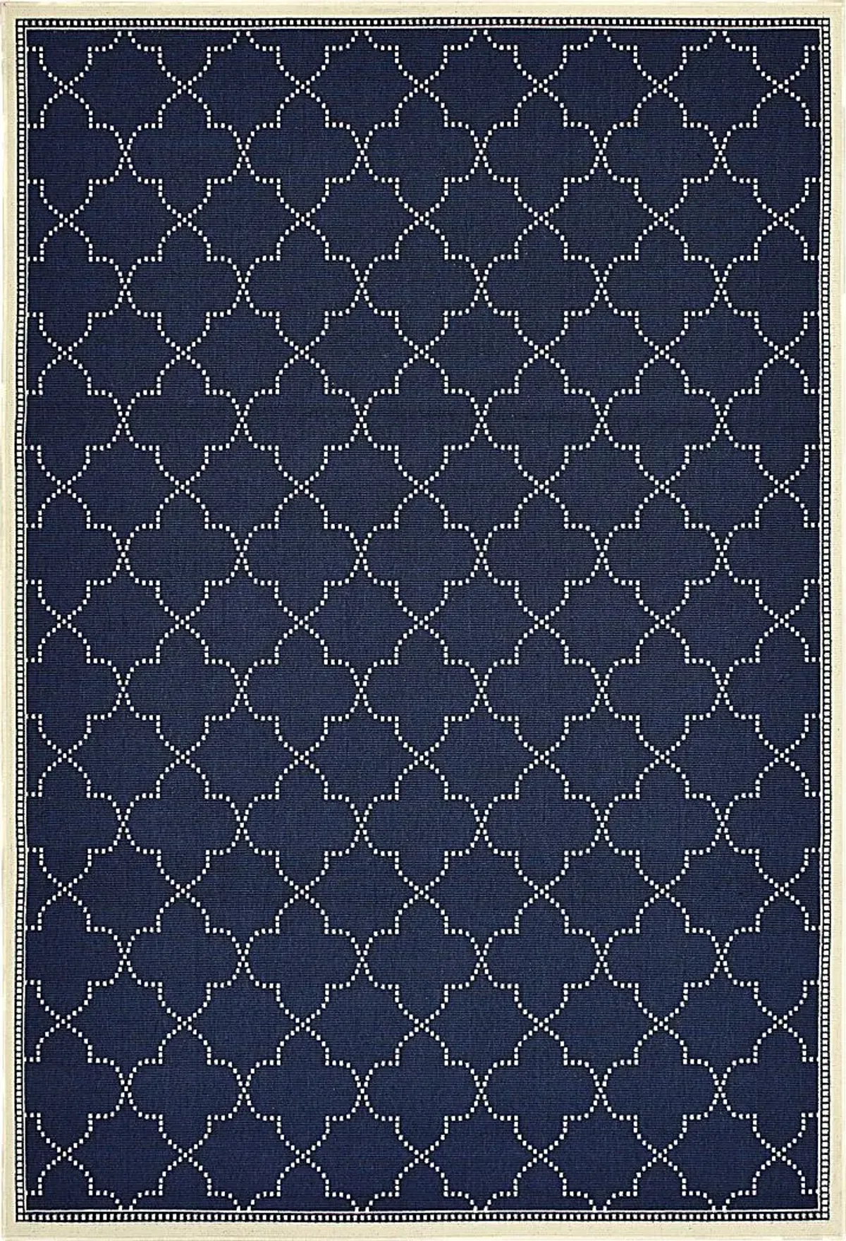 Maziah Navy 5'3 x 7'6 Indoor/Outdoor Rug