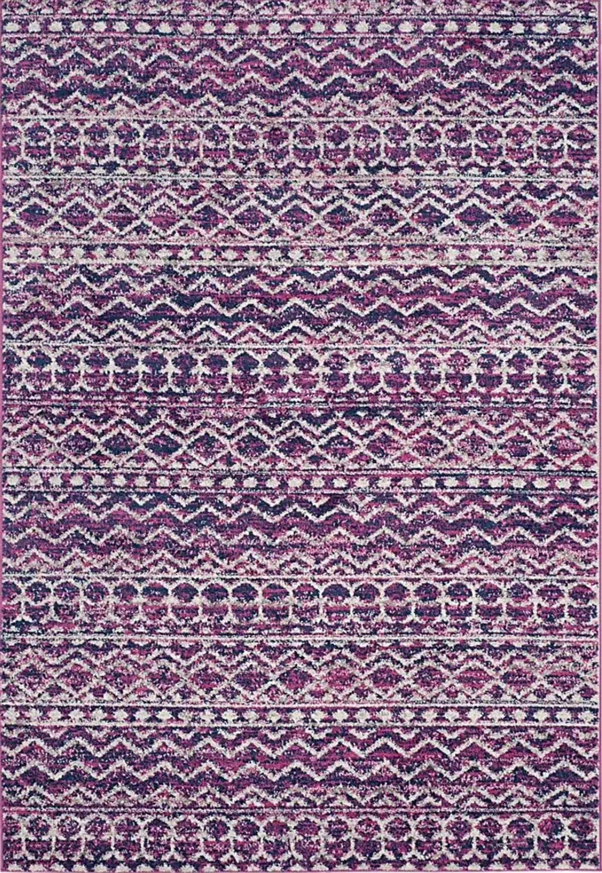 Mindon Town Fuchsia 6'7 x 9'2 Rug