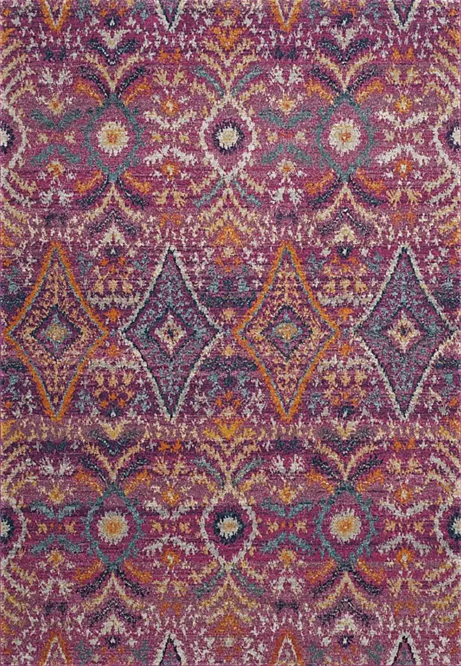 Bronson Trace Fuchsia 3' x 5' Rug