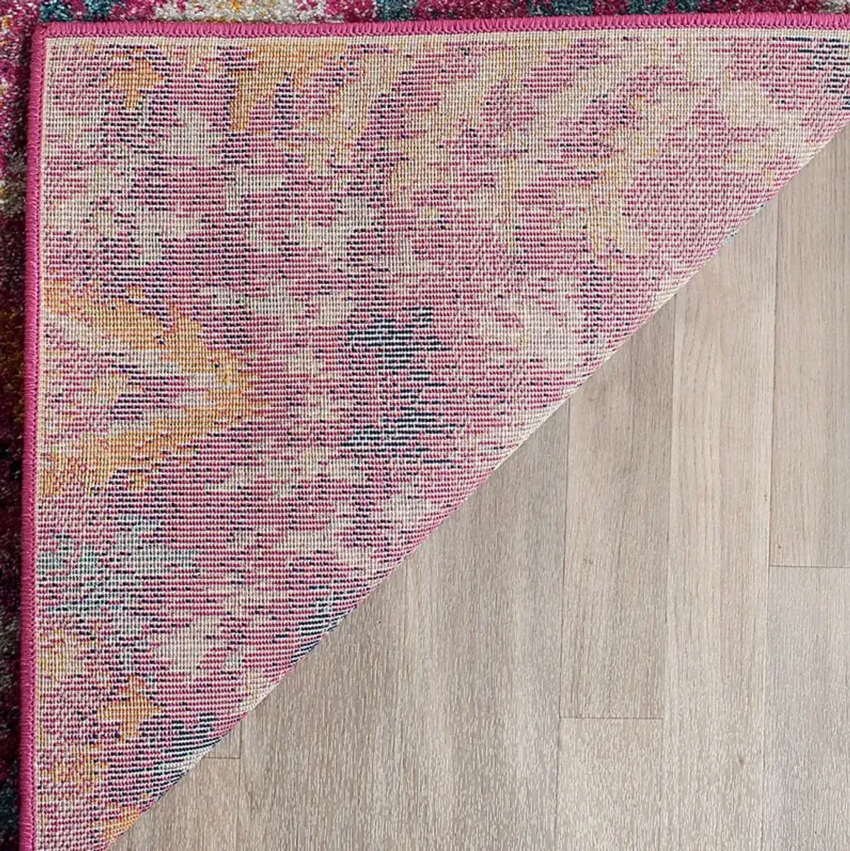 Bronson Trace Fuchsia 4' x 6' Rug