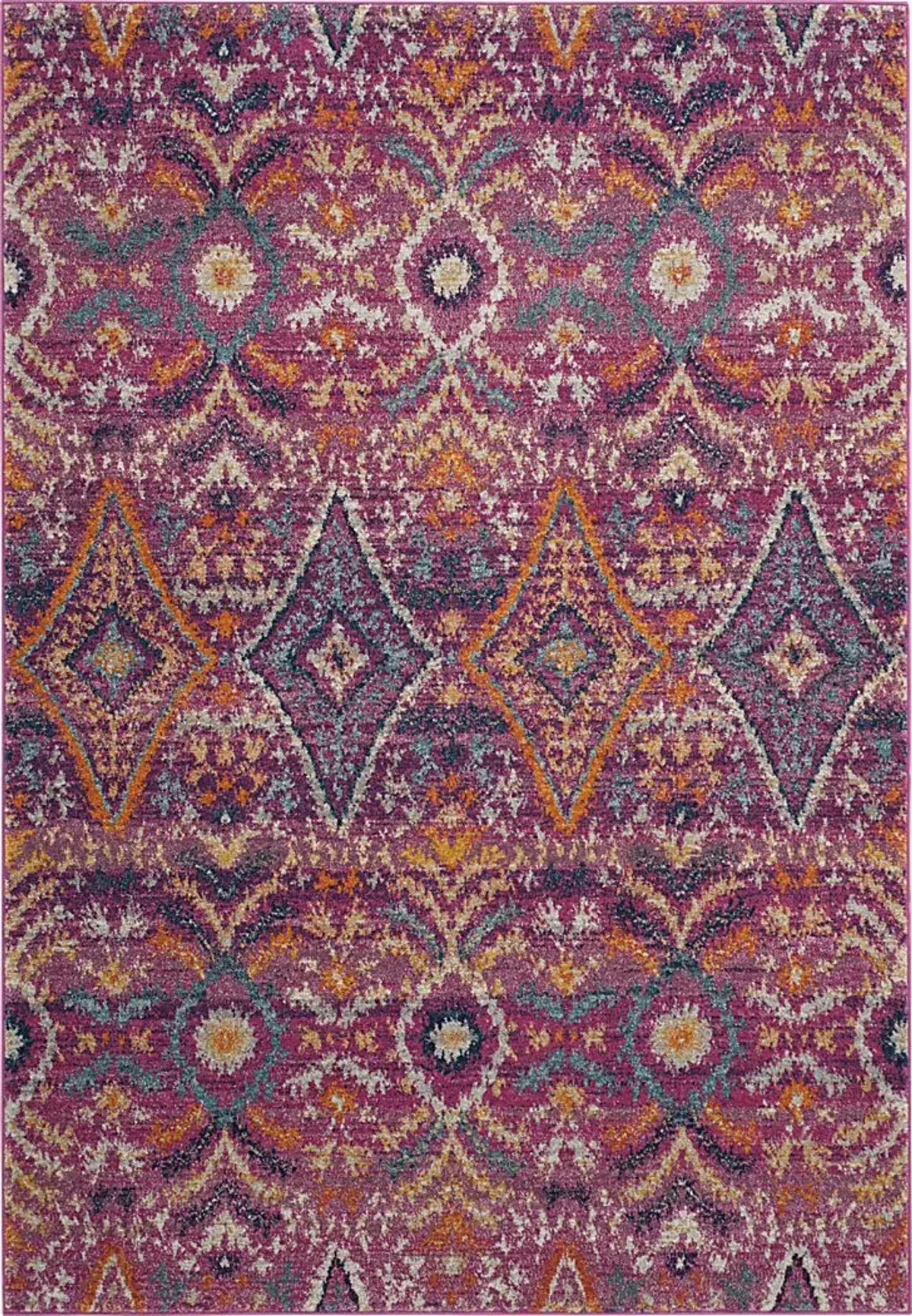 Bronson Trace Fuchsia 4' x 6' Rug