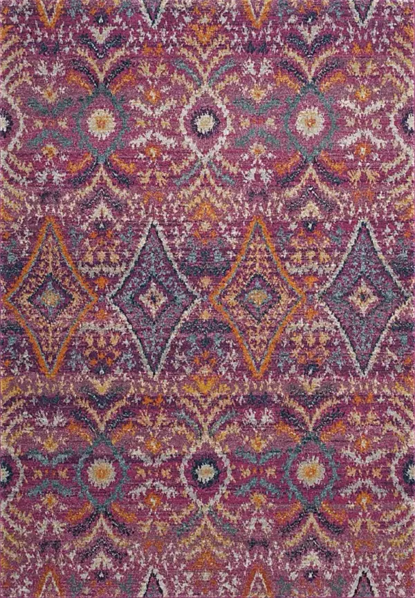 Bronson Trace Fuchsia 4' x 6' Rug