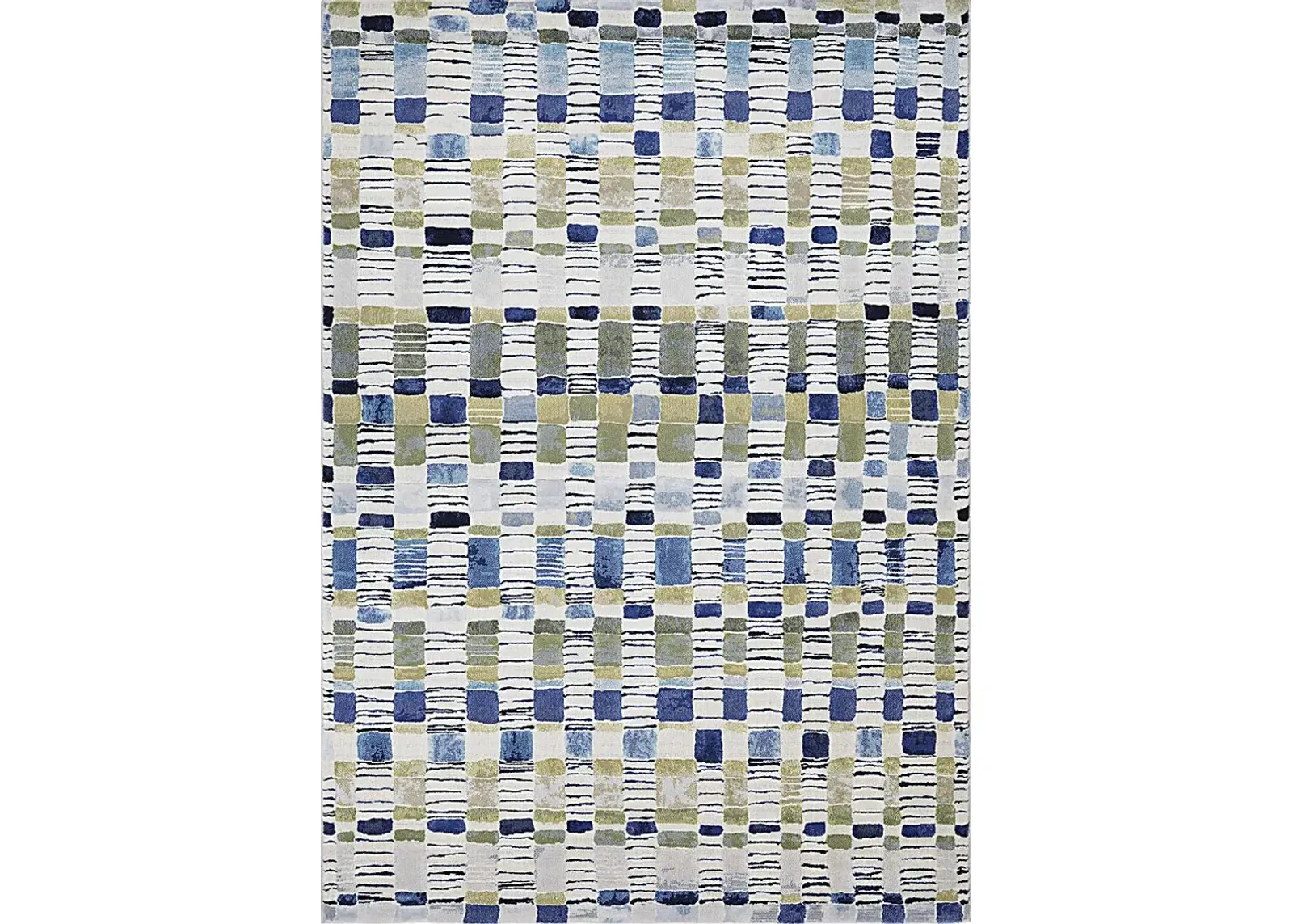 Jelani Blue 3'11 x 5'3 Rug