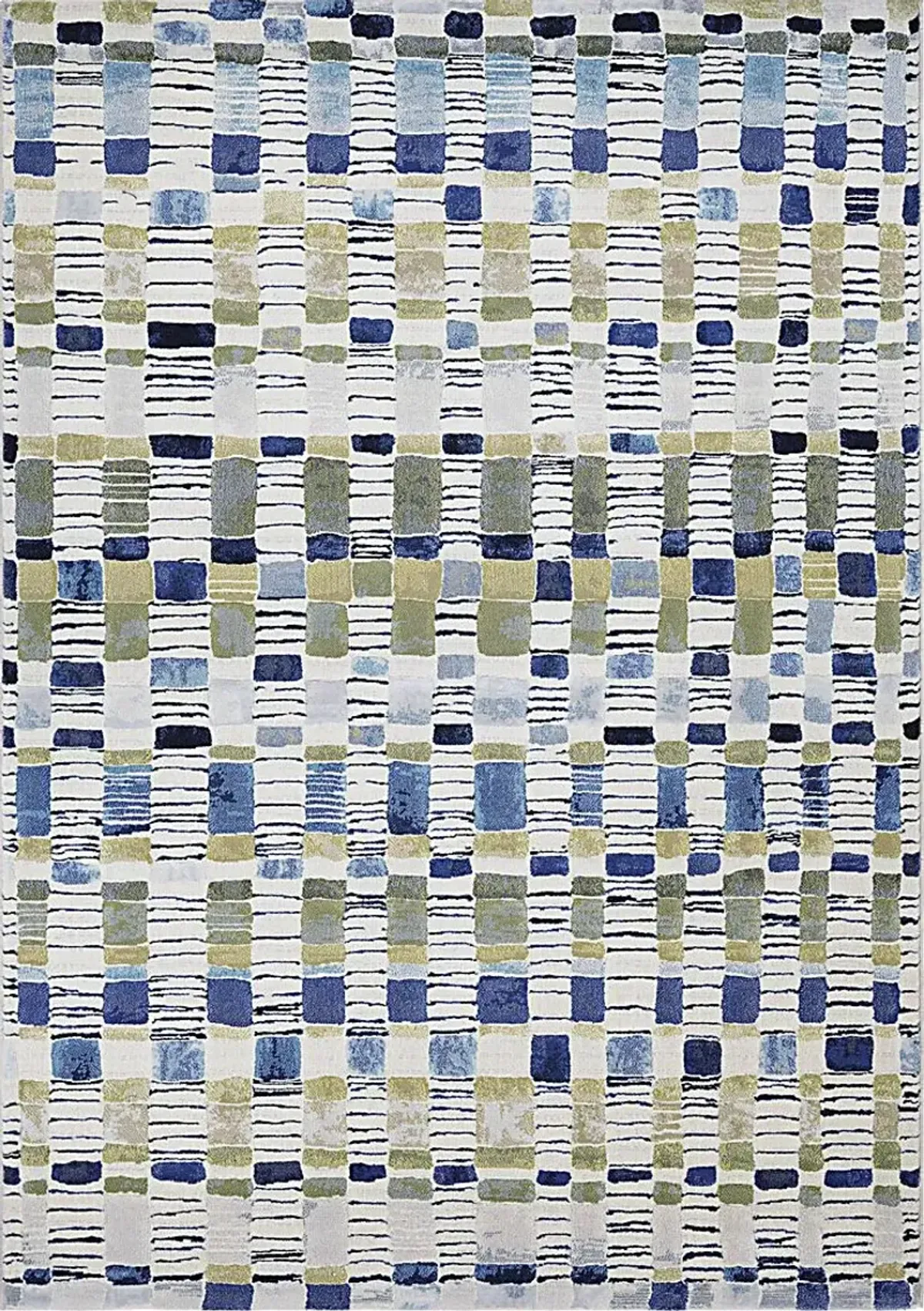 Jelani Blue 5'3 x 7'6 Rug