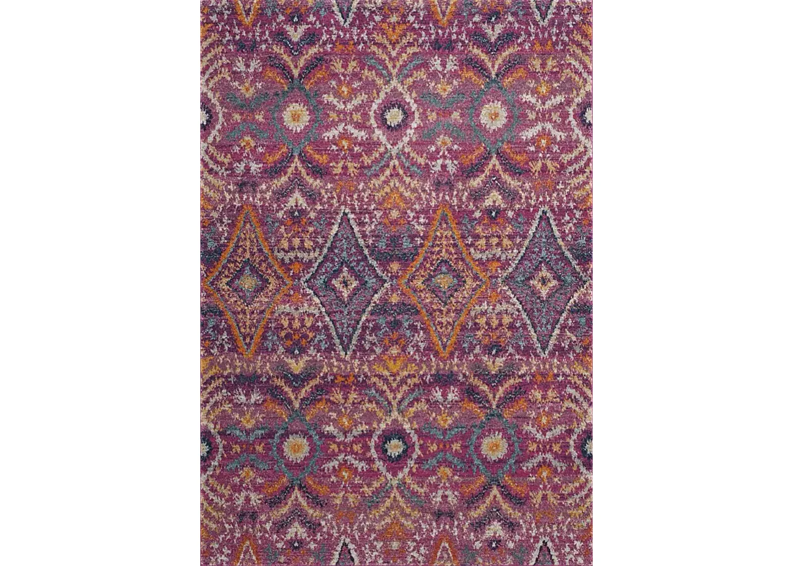 Bronson Trace Fuchsia 6'7 x 9'2 Rug