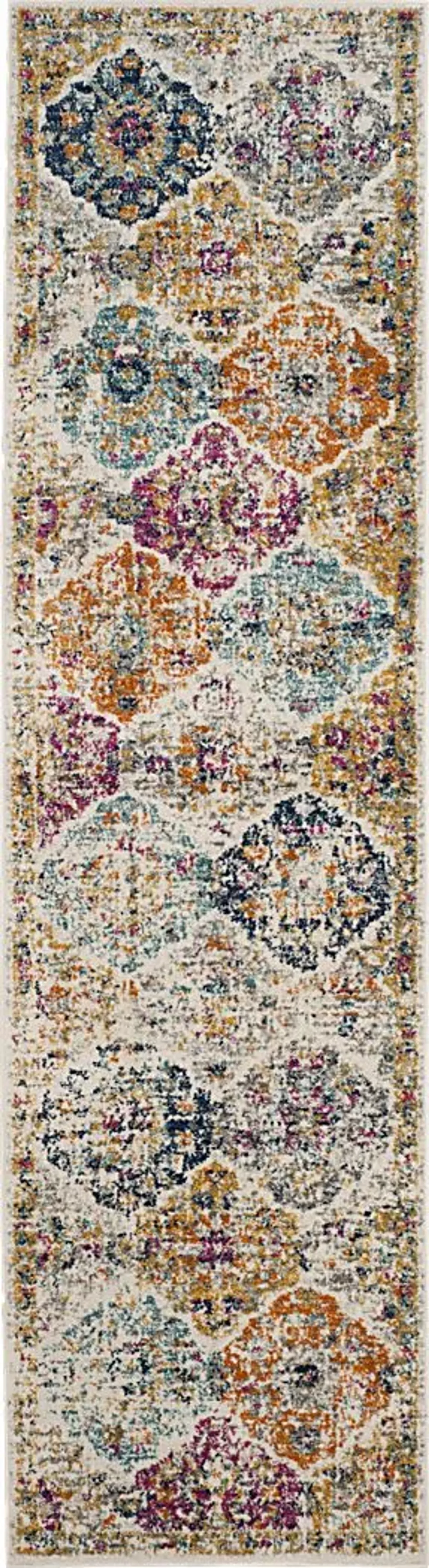 Branford View Cream 2'3 x 8' Runner Rug