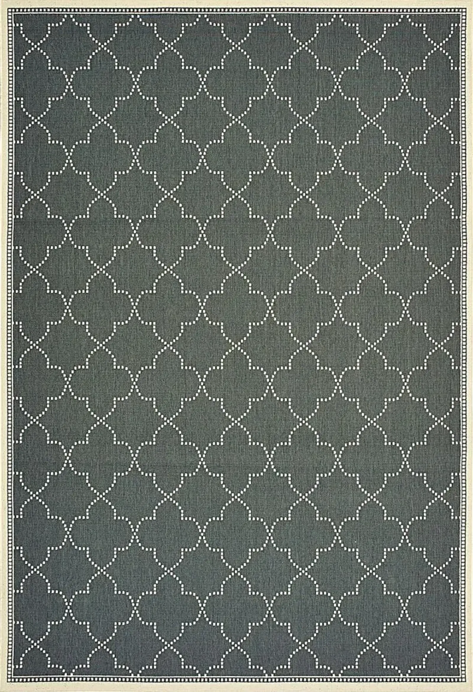 Maziah Gray 7'10 x 10'10 Indoor/Outdoor Rug