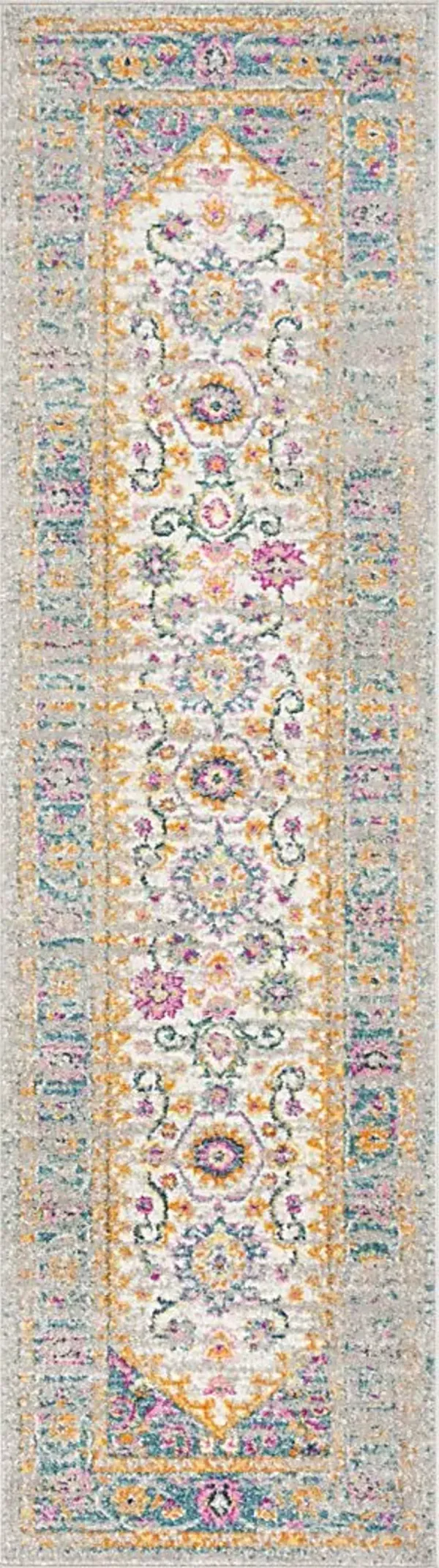 Jasper Heights Blue 2'3 x 8' Runner Rug