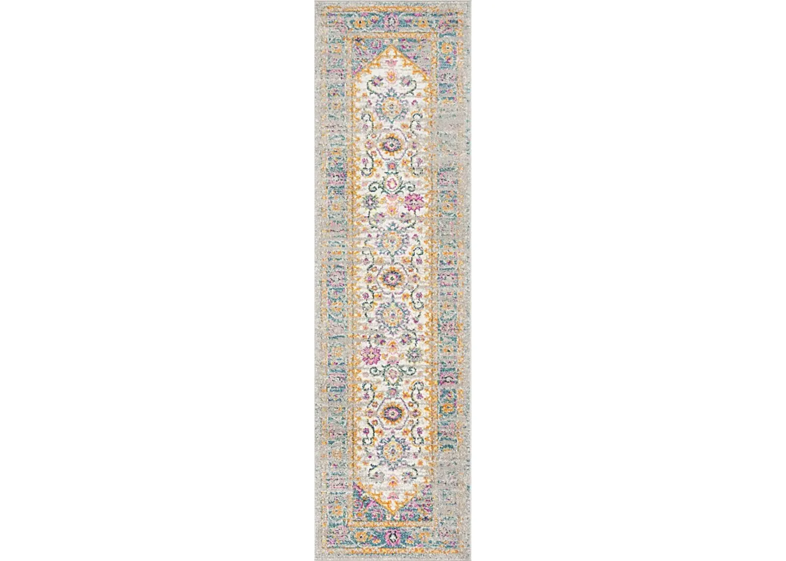 Jasper Heights Blue 2'3 x 8' Runner Rug