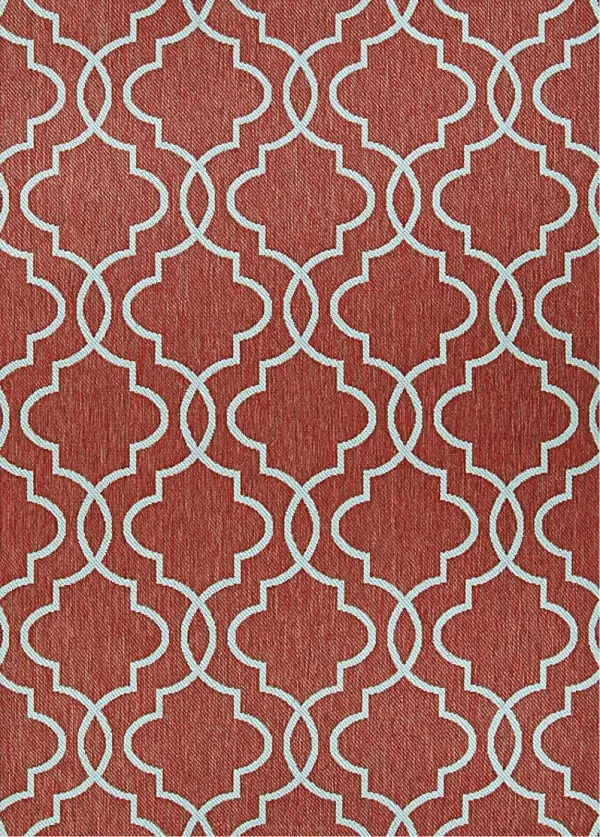 Diasha Coral 8'6 x 13' Indoor/Outdoor Rug