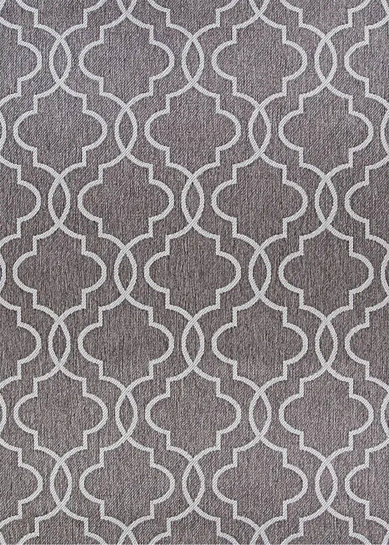 Dailon Blue 5'3 x 7'6 Indoor/Outdoor Rug