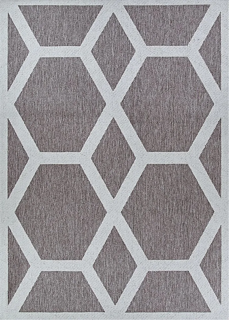 Grantley Coral 5'3 x 7'6 Indoor/Outdoor Rug