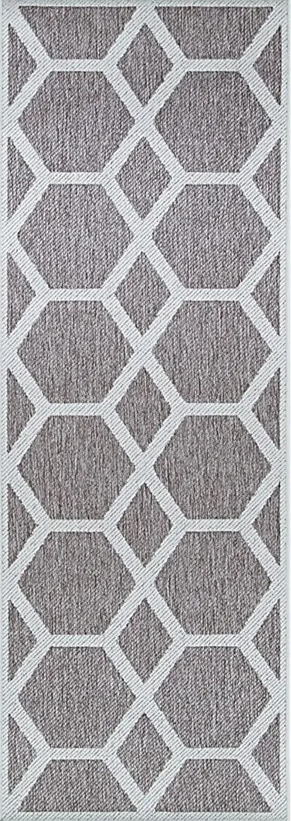 Grantley Coral 2'3 x 7'10 Indoor/Outdoor Runner Rug