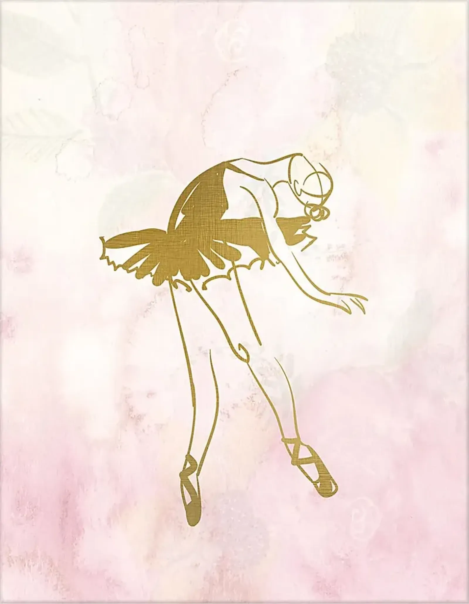 Kids Ballerina Ballet Pose Part II Artwork