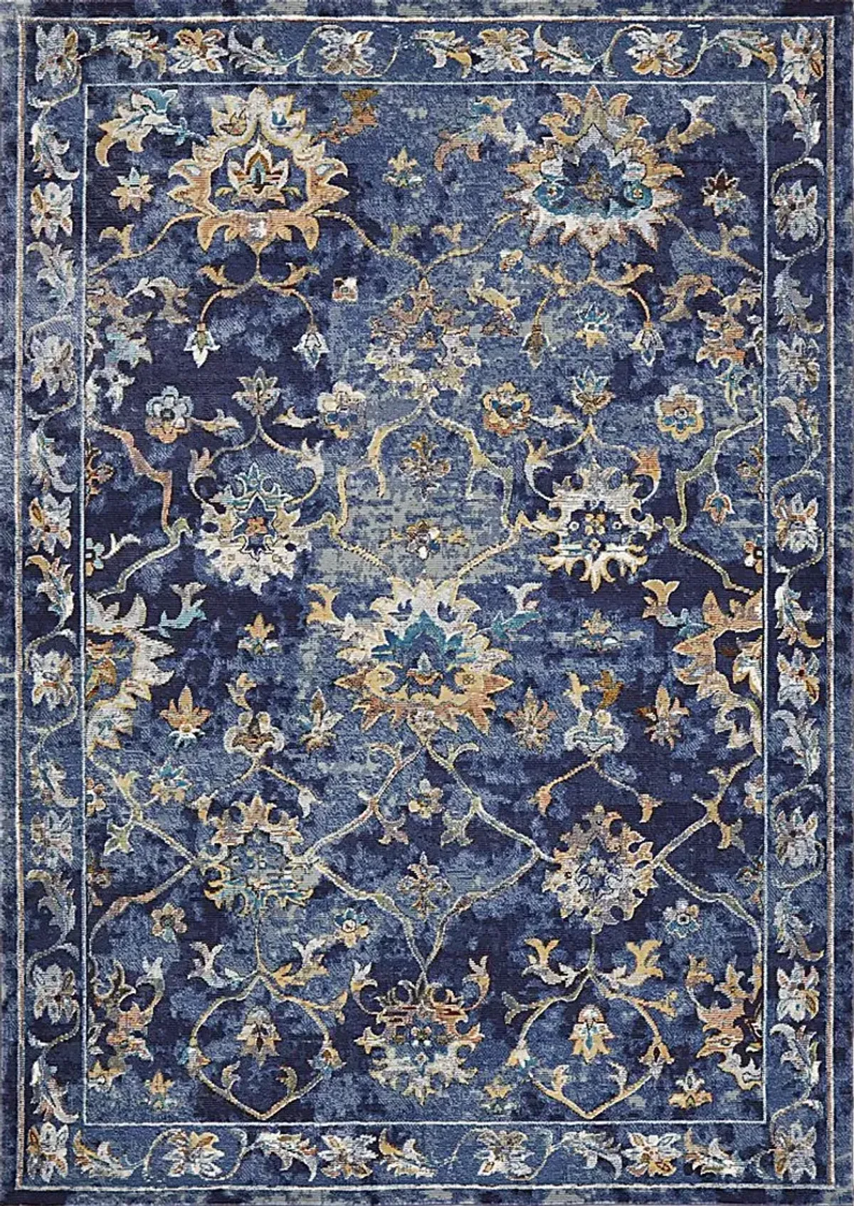 Adelisa Blue 4' x 6' Rug