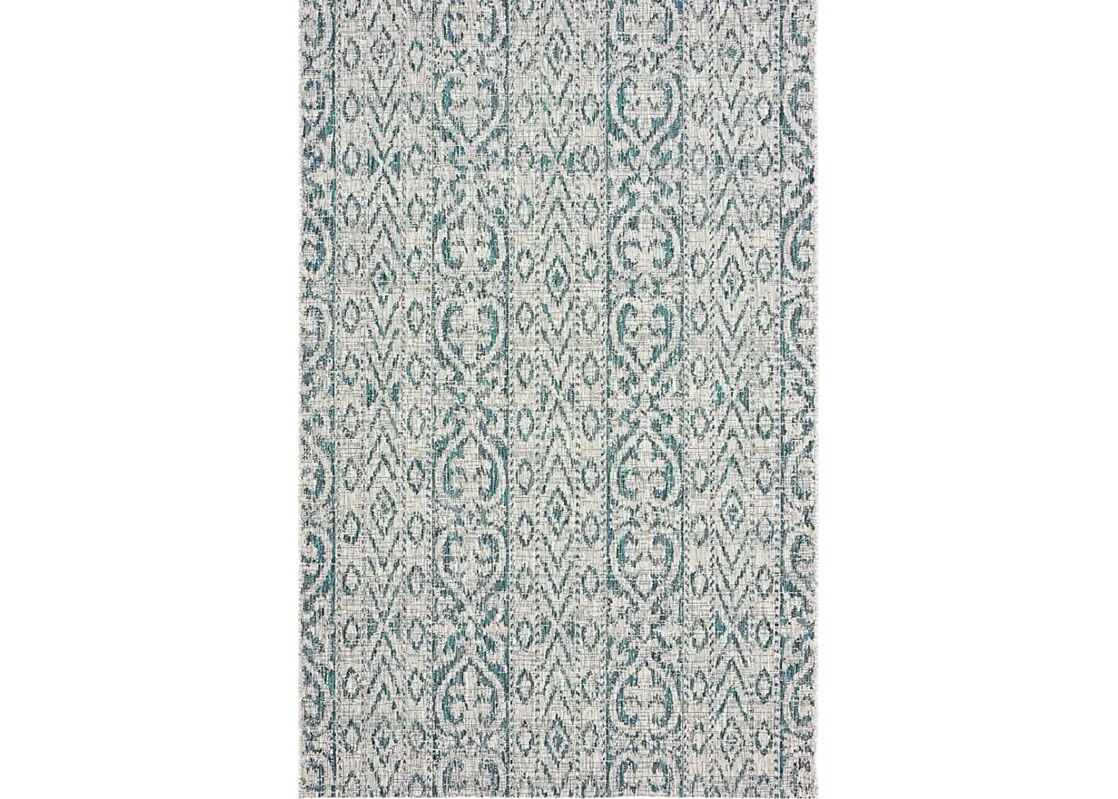 Karalea Blue 7'9 x 9'5 Indoor/Outdoor Rug