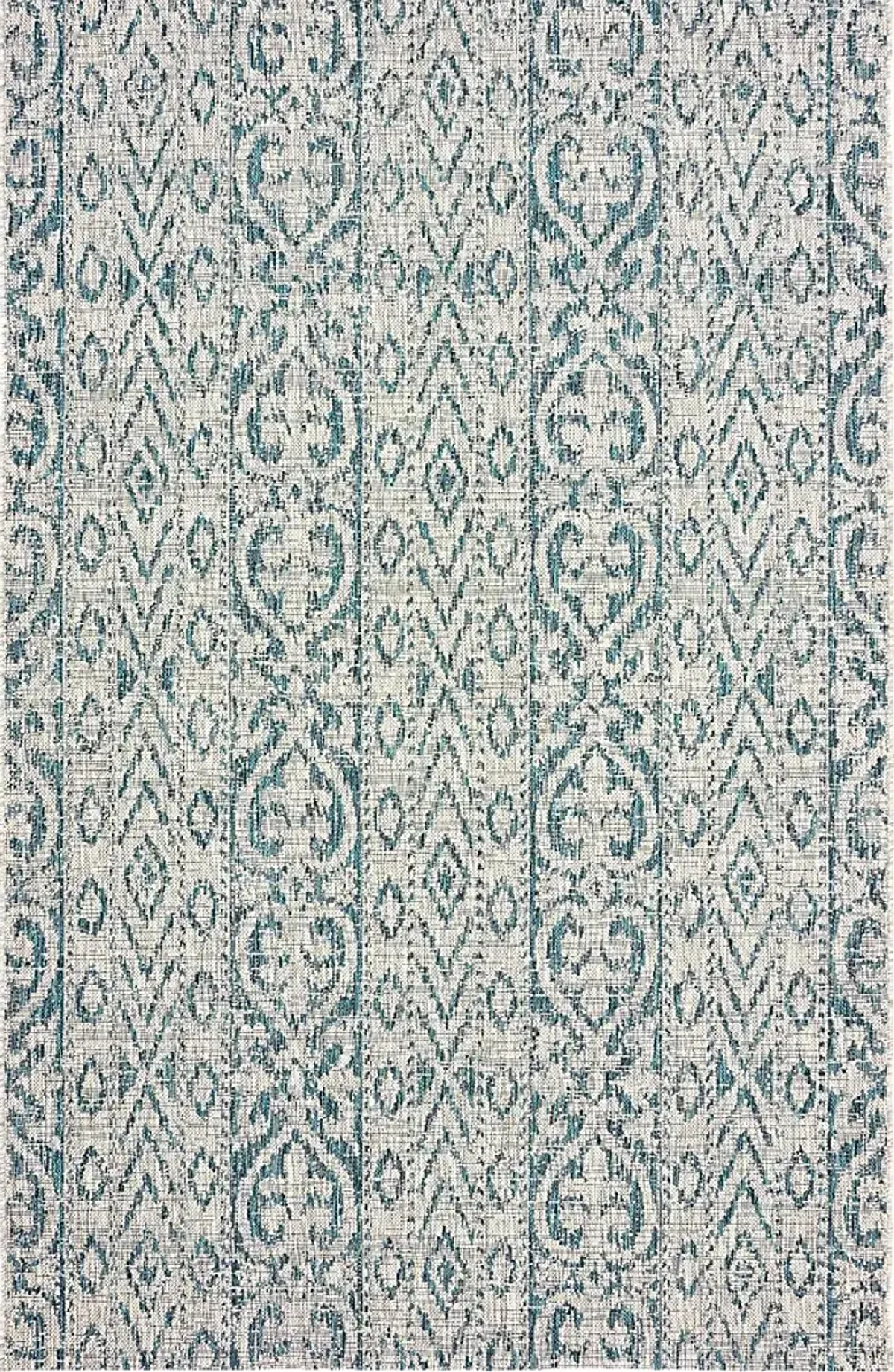 Karalea Blue 7'9 x 9'5 Indoor/Outdoor Rug