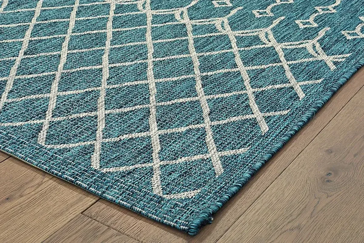 Alayna Gray 5' x 7' Indoor/Outdoor Rug