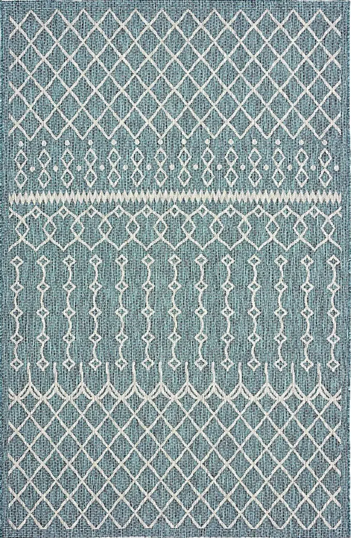 Alayna Gray 5' x 7' Indoor/Outdoor Rug