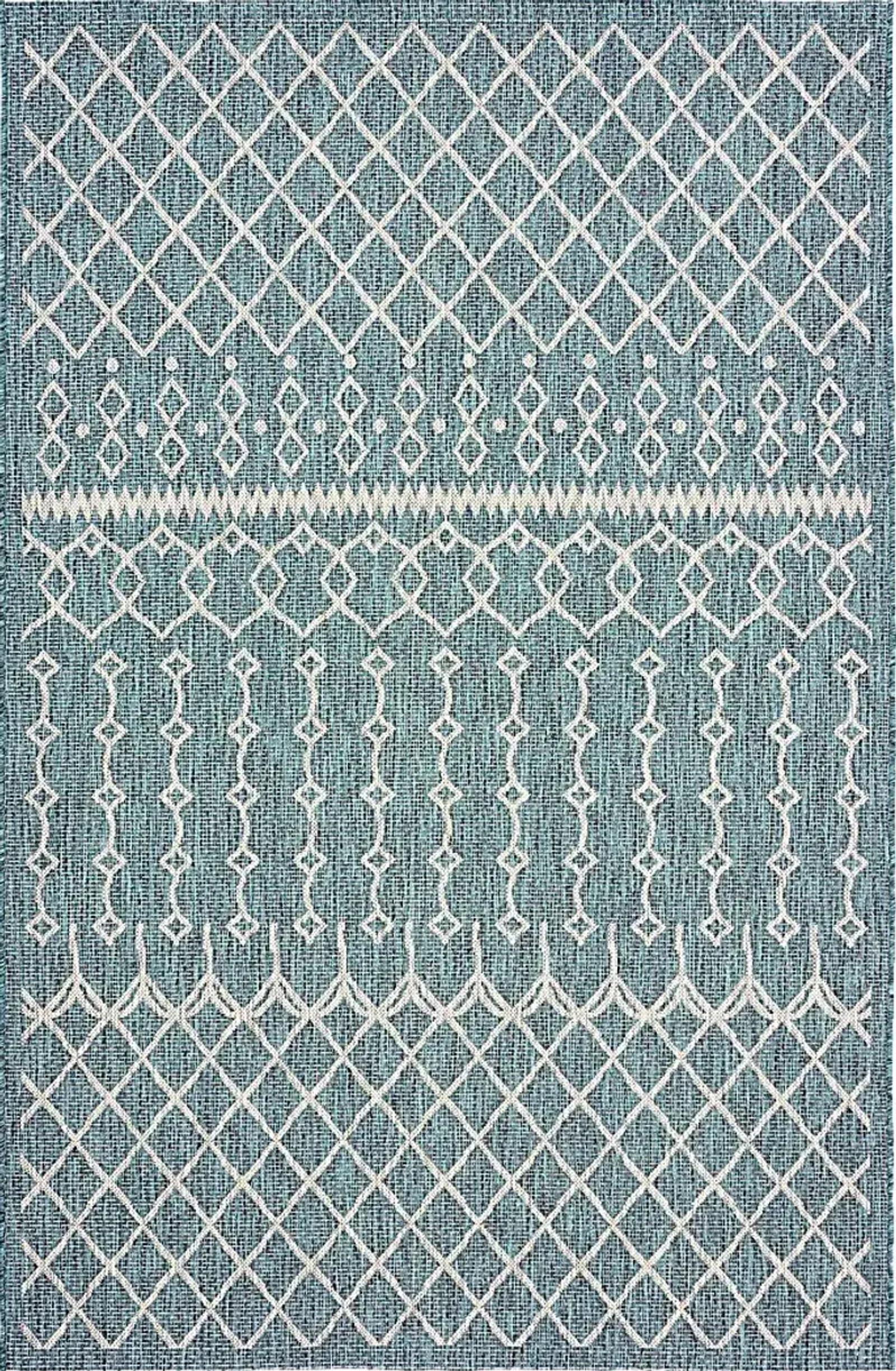 Alayna Gray 5' x 7' Indoor/Outdoor Rug