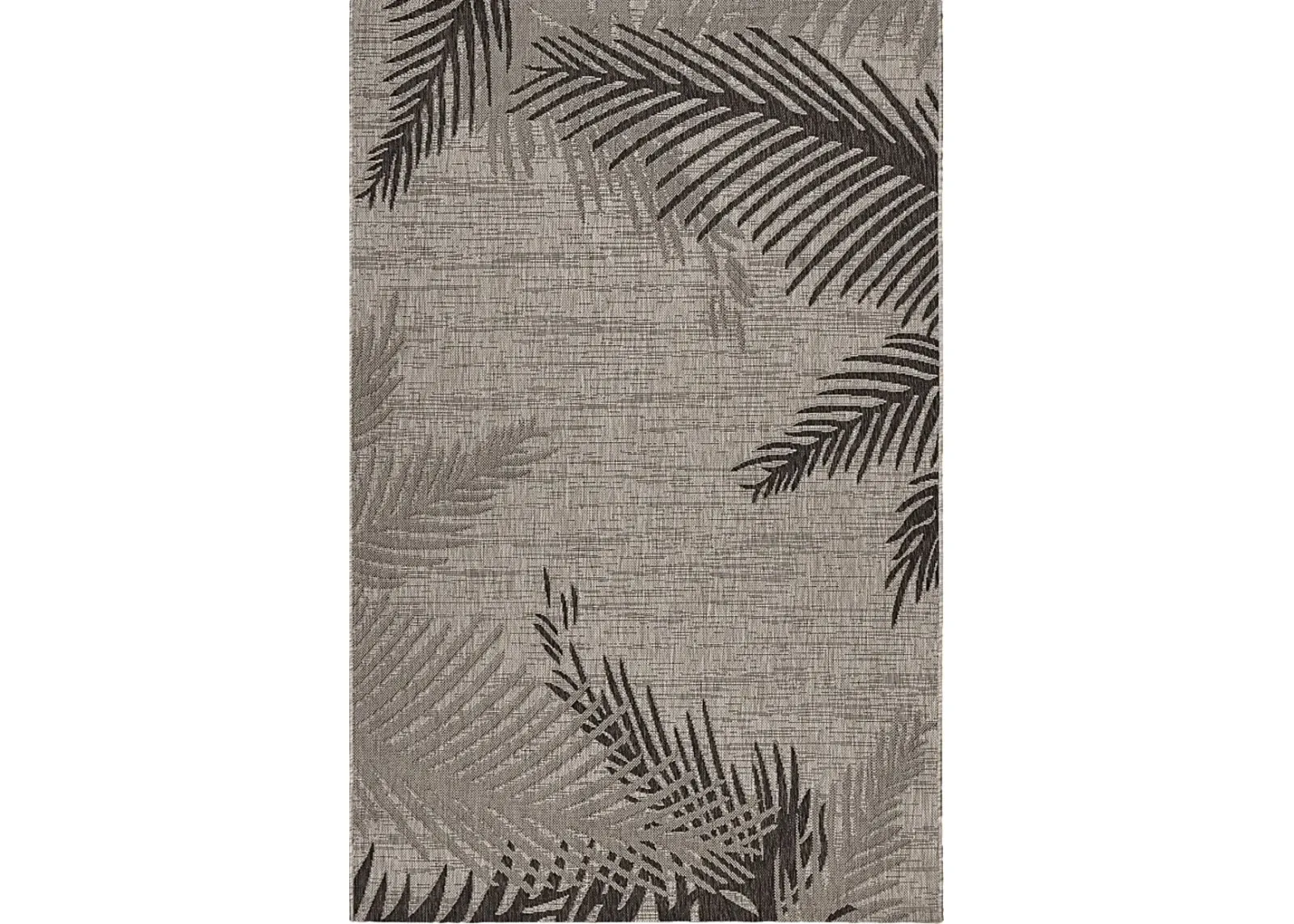 Derall Black 5' x 7' Indoor/Outdoor Rug