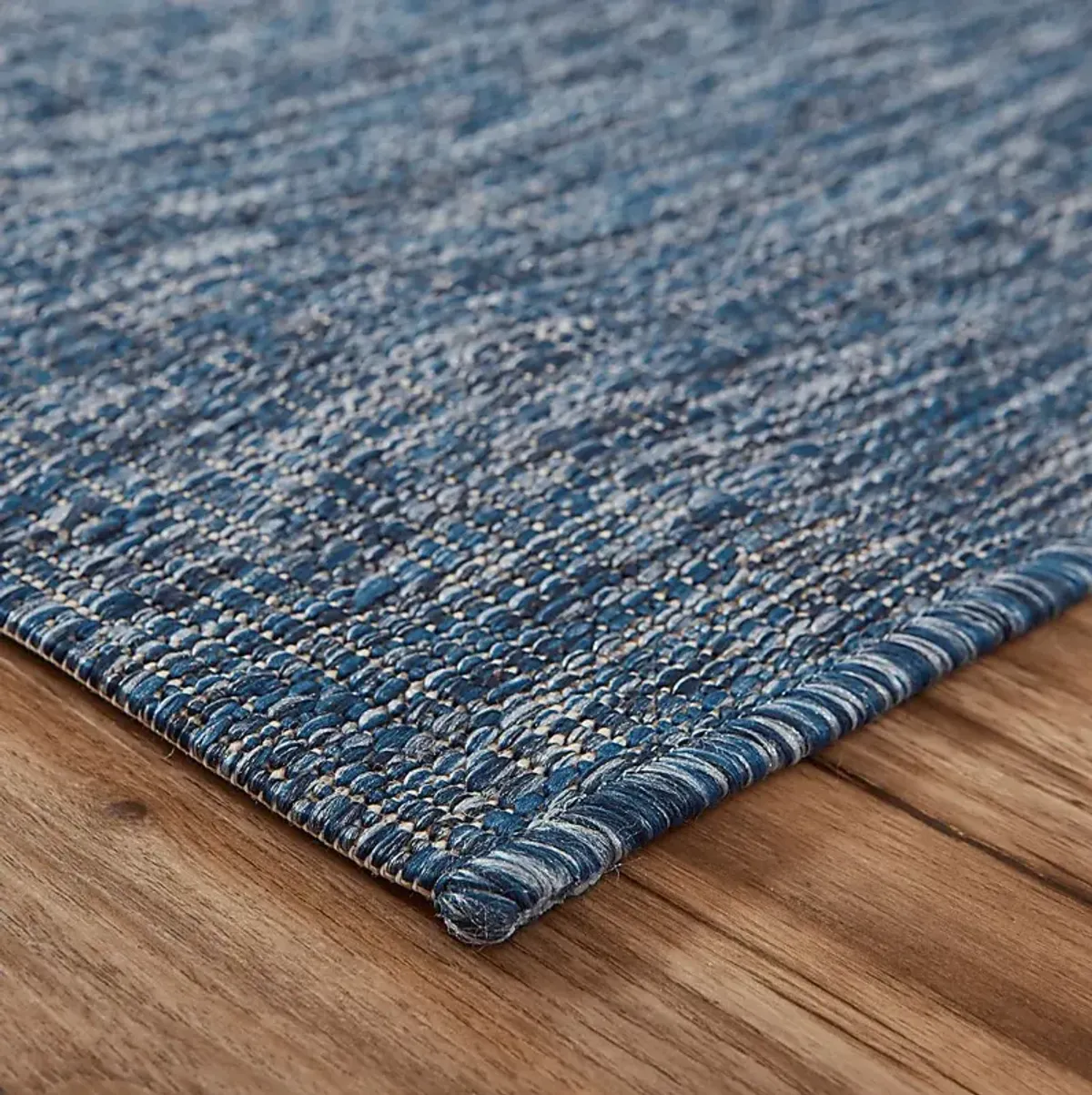 Lewine Navy 7' x 5' Indoor/Outdoor Rug