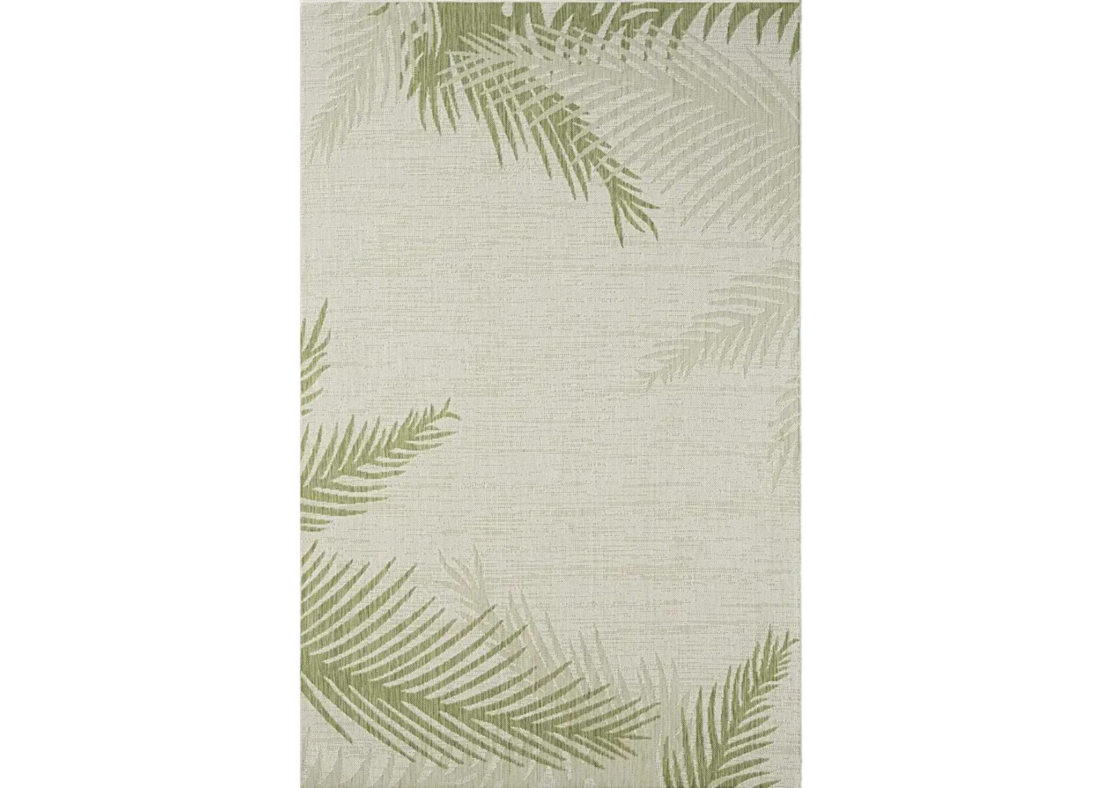 Derall Green 5' x 7' Indoor/Outdoor Rug