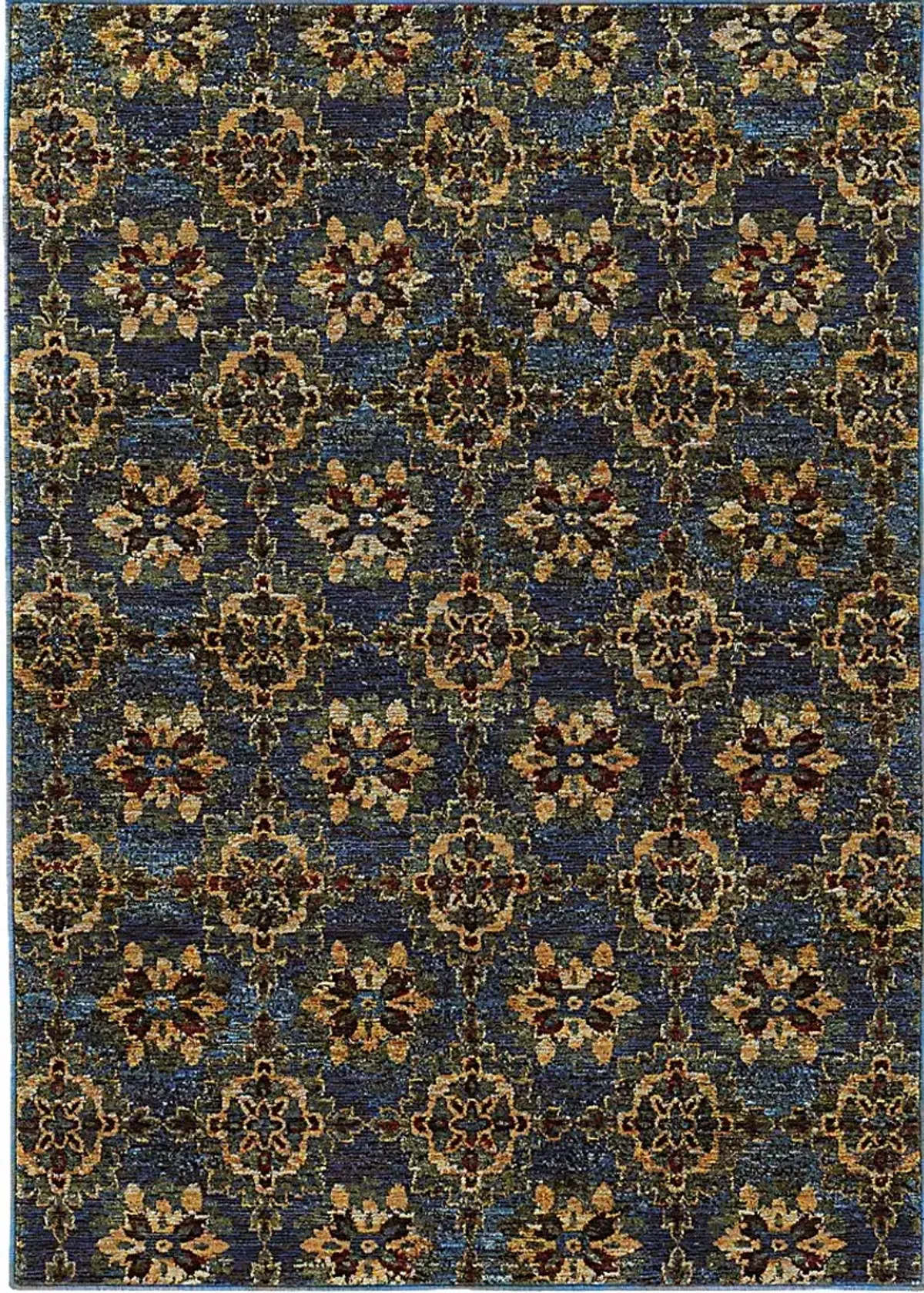 Lantana Blue 5'3 x 7'6 Rug