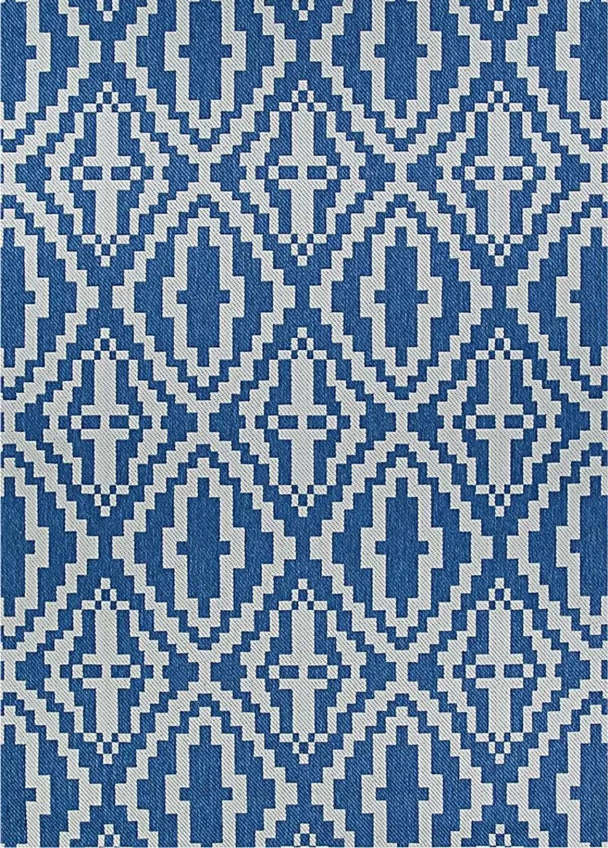 Ailmer Blue 8'6 x 13 Indoor/Outdoor Rug