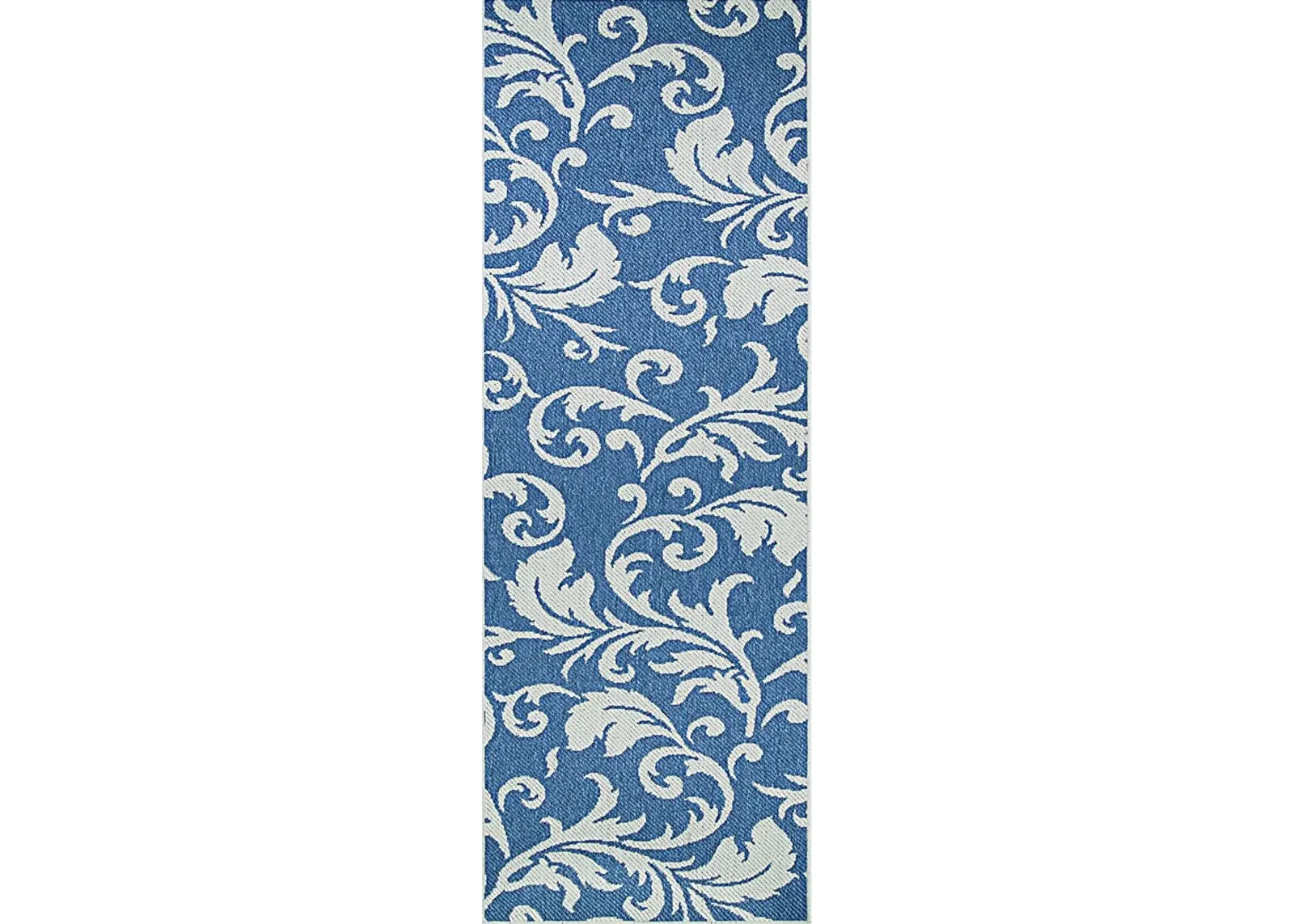 Analiz Blue 2'3 x 7'10 Indoor/Outdoor Runner Rug