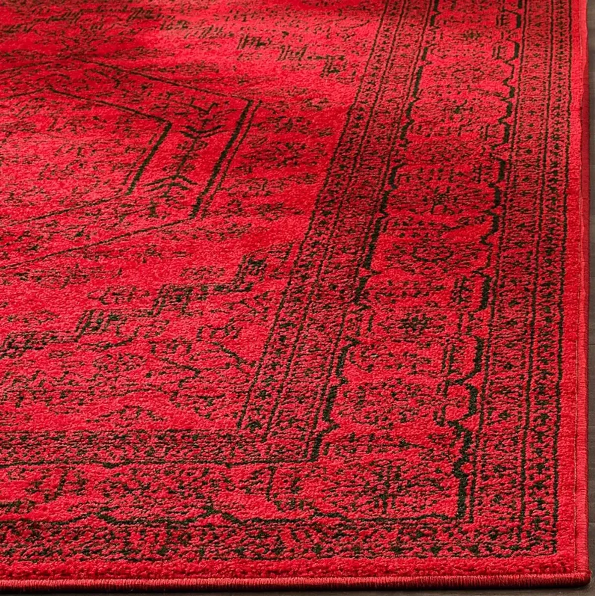 Daylee Red 2'6 x 8' Runner Rug