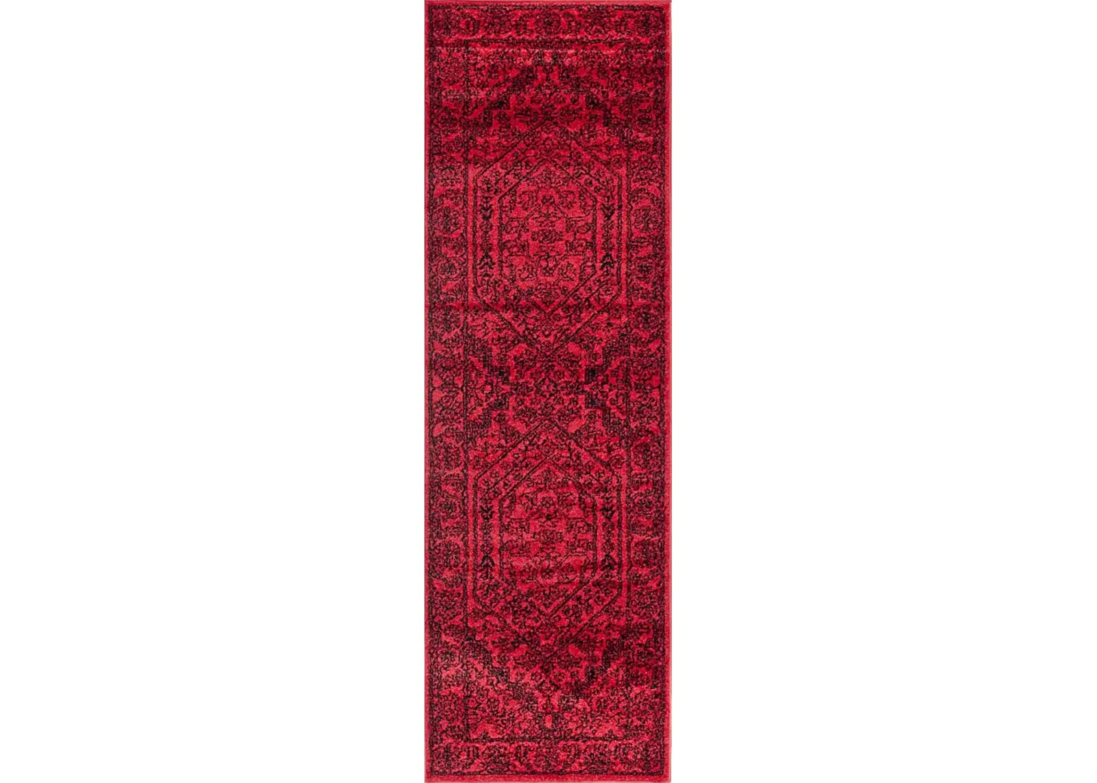 Daylee Red 2'6 x 8' Runner Rug