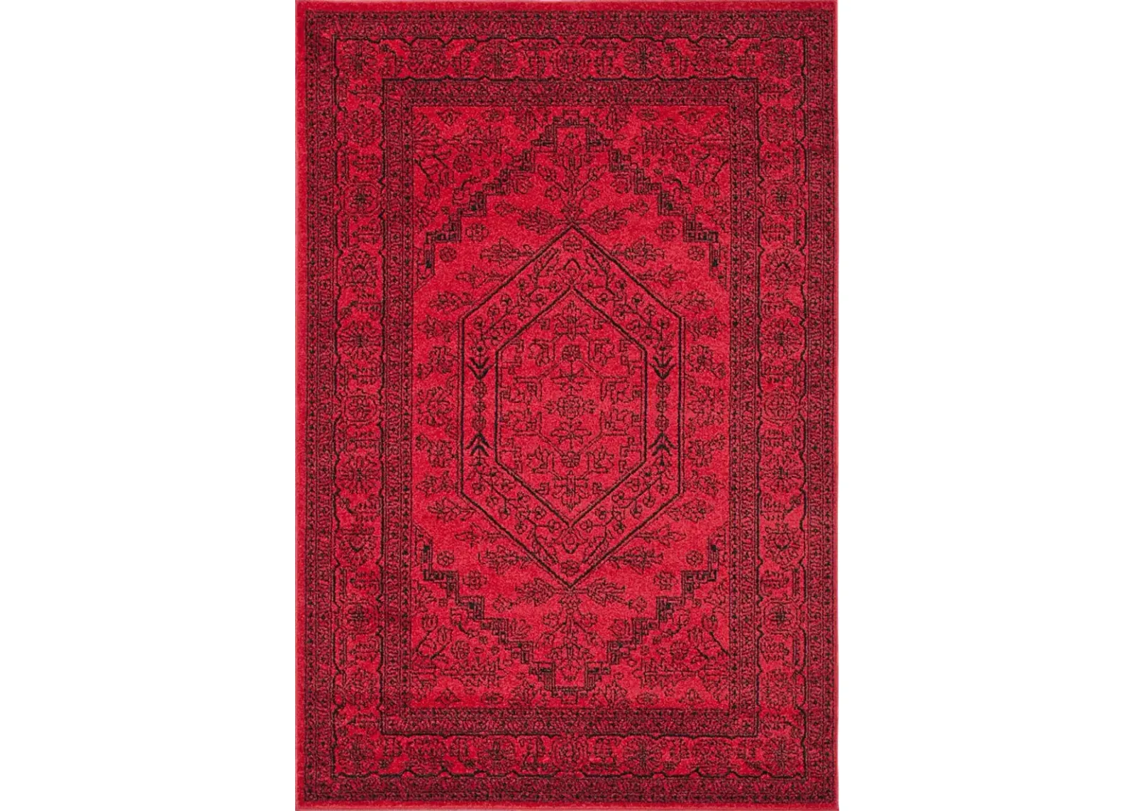 Daylee Red 6' x 9' Rug