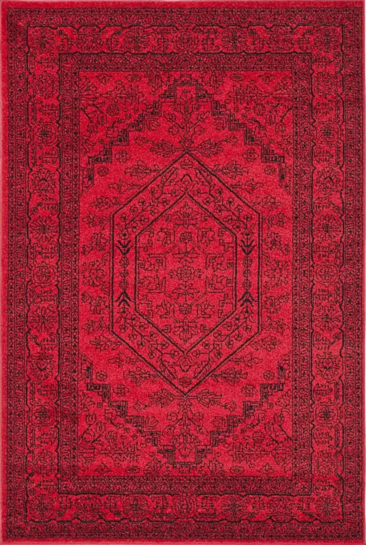 Daylee Red 6' x 9' Rug