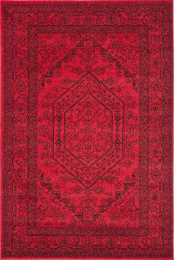 Daylee Red 6' x 9' Rug