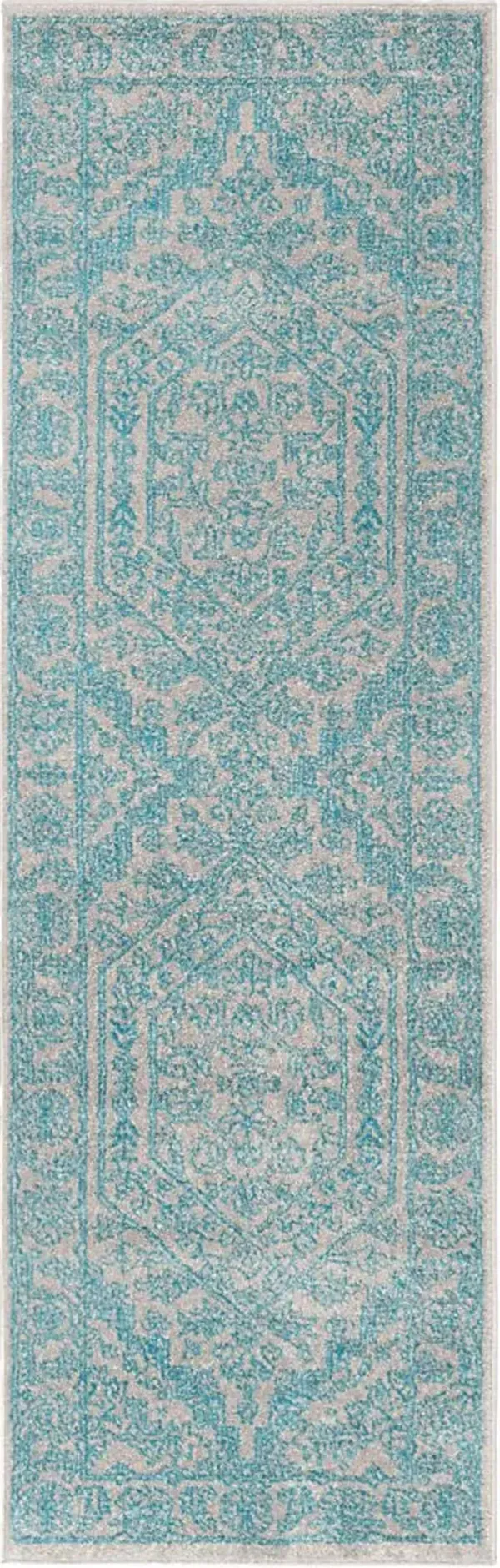 Daylee Light Gray 2'6 x 8' Runner Rug