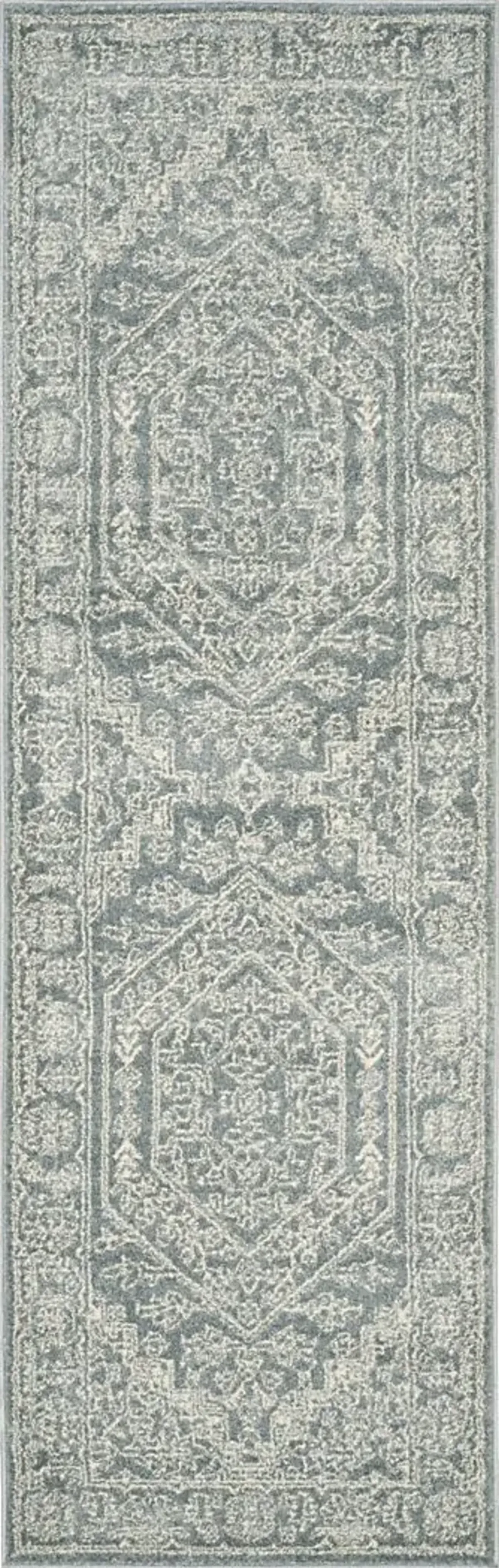 Daylee Slate 2'6 x 8' Runner Rug