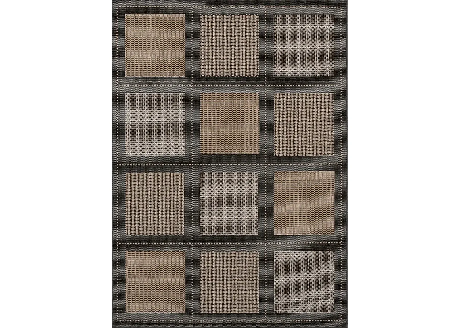 Summit Way Brown 5'3"" x 7'6"" Indoor/Outdoor Rug