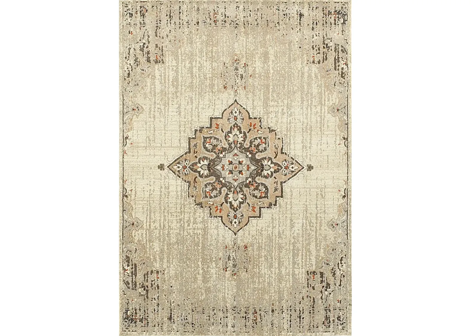 Azzaro Ivory 6'7 x 9'6 Rug