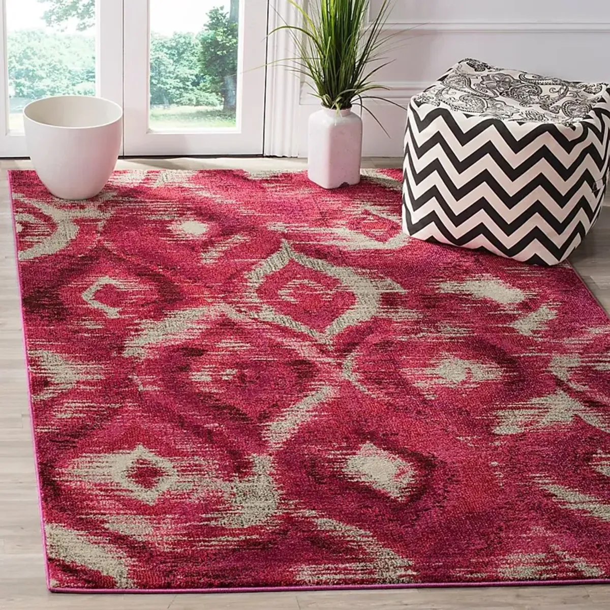 Midway Bay Pink 5'1 x 7'7 Rug