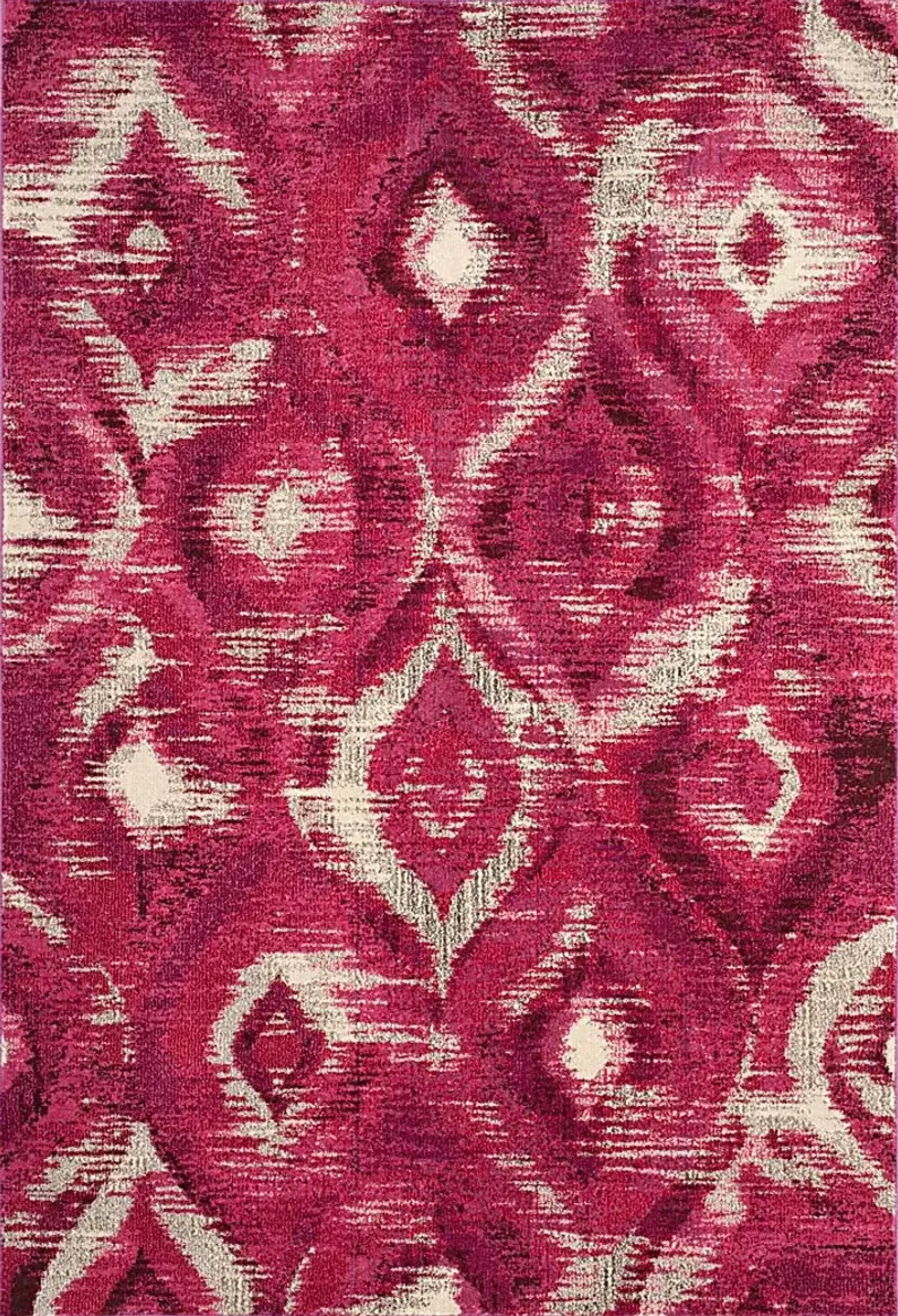 Midway Bay Pink 5'1 x 7'7 Rug