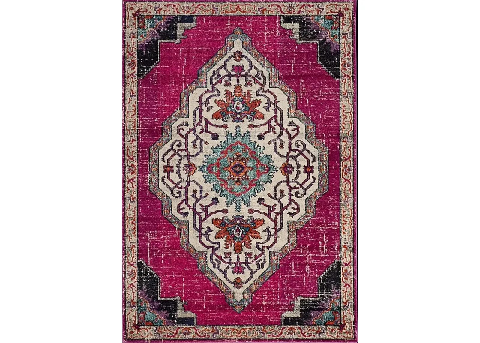 Featherbrook Pink 6'7 x 9'2 Rug