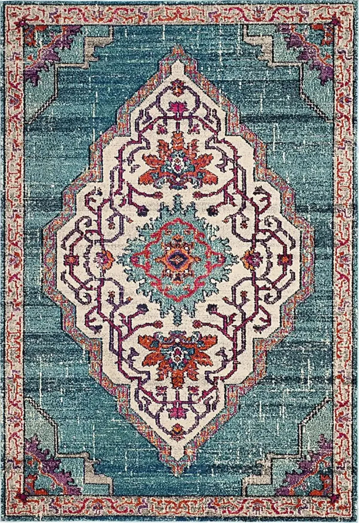 Featherbrook Blue 5'1 x 7'7 Rug